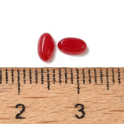 Natural White Jade Dyed Cabochons G-F772-01A-05-1