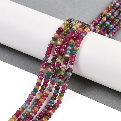 Natural White Jade Beads Strands G-Z069-01D-1
