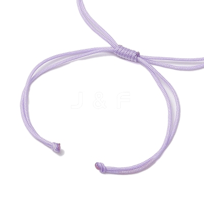 7 Colors Braided Nylon Cord Sets for DIY Bracelet Making AJEW-JB01240-1