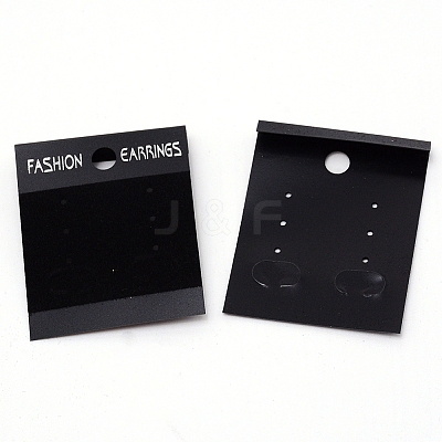 Plastic Earring Display Card LS-CDIS-WH0015-04-1