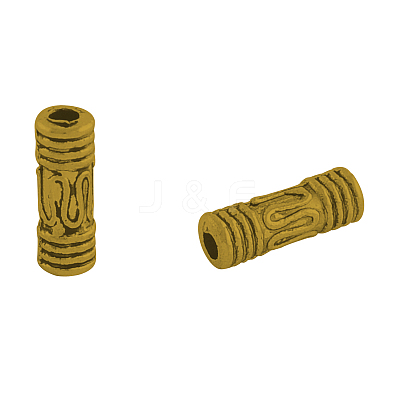 Tibetan Style Alloy Beads X-TIBEB-1009-AG-FF-1