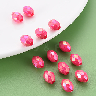 Opaque Acrylic Beads TACR-S153-32I-03-1