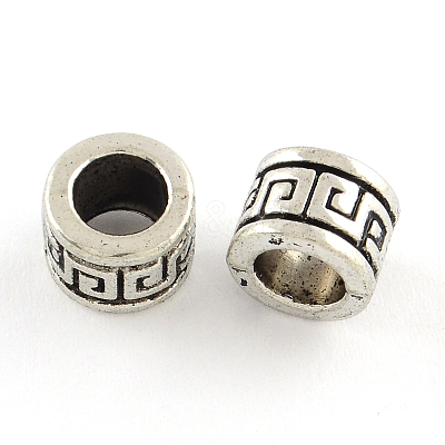 Tibetan Style Alloy Beads TIBEB-Q060-026-FF-1