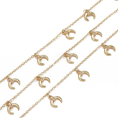 Handmade Brass Cable Chains CHC-I036-11G-1