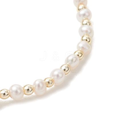 Natural Cultured Freshwater Pearl Beaded Bracelets for Women BJEW-JB13353-1