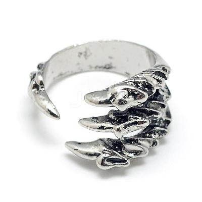 Adjustable Alloy Cuff Finger Rings RJEW-S038-007-1