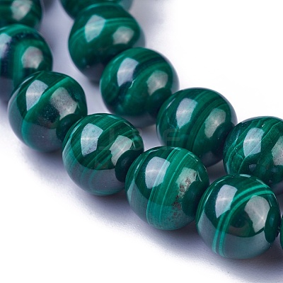 Natural Malachite Beads Strands G-G779-04A-1