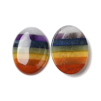 Chakra Natural Mixed Gemstone Cabochons G-F724-01D-1