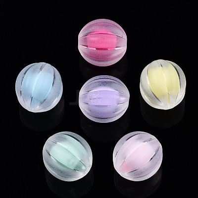 Transparent Acrylic Beads TACR-N011-005A-02-1