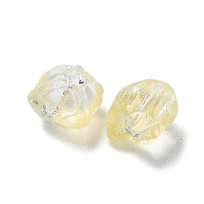 Baking Paint Transparent Glass Beads GLAA-C035-01K-1