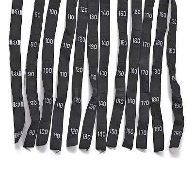 1200Pcs 12 Style Polyester Size Label(80/90/100/110/120/130/140/150/160/170/180/190) FIND-NB0002-47-1