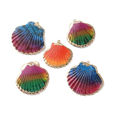Sea Shell Pendants SSHEL-B002-07G-04-1