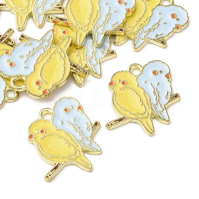 Alloy Enamel Pendants ENAM-C030-01B-G-1