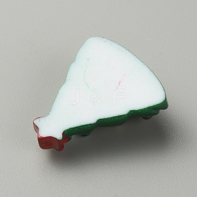 Christmas Theme Opaque Resin Cabochons RESI-WH0029-33C-1
