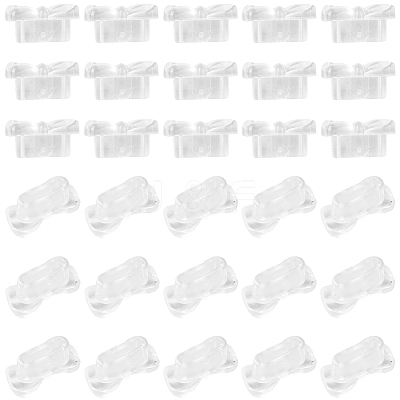 50Pcs PVC Mobile Anti-Dust Plugs AJEW-SC0031-65-1