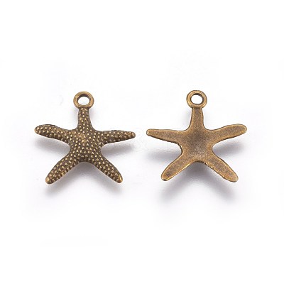 Tibetan Style Alloy Pendants TIBEP-EA306YKG-AB-LF-1