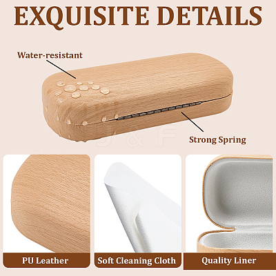 1Pc PVC Eyeglass Cases AJEW-CN0007-31B-1