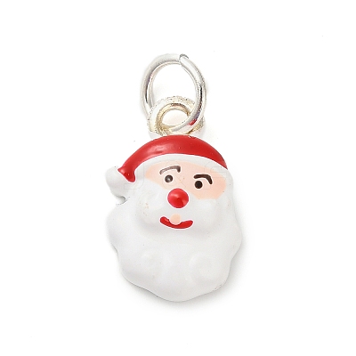 Christmas Themes Alloy Enamel Pendants FIND-I063-01E-1