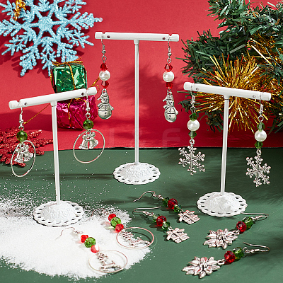 DIY Christmas Theme Earring Making Kit DIY-SC0022-77-1