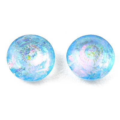 Resin Imitation Opal Cabochons RESI-H148-08B-1
