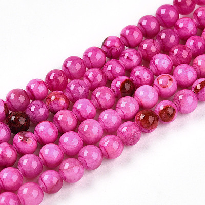 Natural Persian Jade Beads Strands G-A255-A02-04C-1