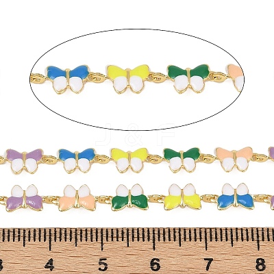 Brass Butterfly Link Chains CHC-A011-15G-03-1