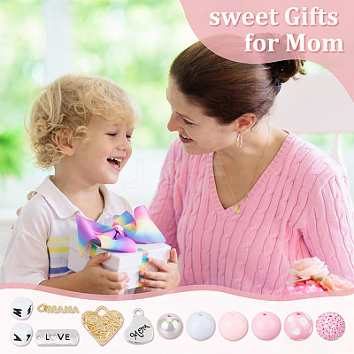 DIY Mother's Day Jewelry Finding Kit DIY-DC0002-34-1
