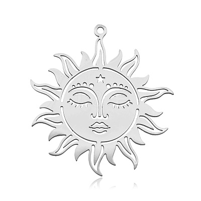 Non-Tarnish 304 Stainless Steel Pendants A-STAS-S105-LA725-1-1