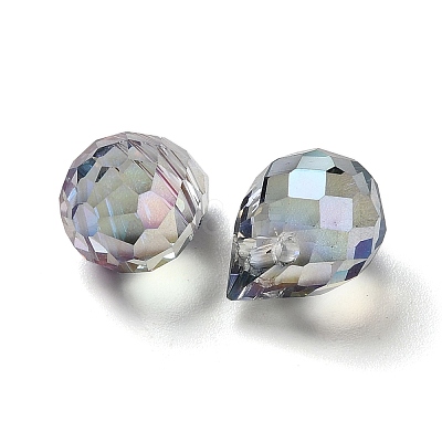 Electroplated Glass Beads GLAA-K062-01A-FR08-1