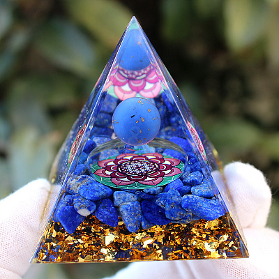 Orgonite Pyramid Resin Energy Generators PW-WG94568-06-1