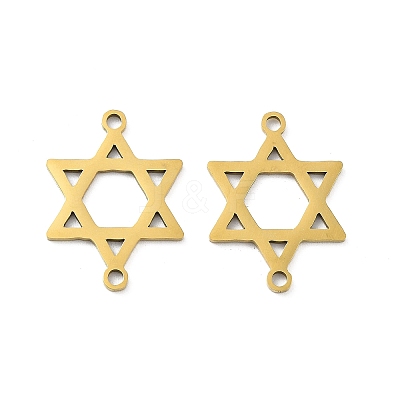 Ion Plating(IP) 201 Stainless Steel Connector Charms STAS-A090-23G-1