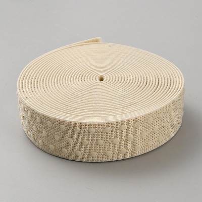 5 Yards Embroidery Flat Polyester Elastic Cord/Band OCOR-WH0016-10B-1