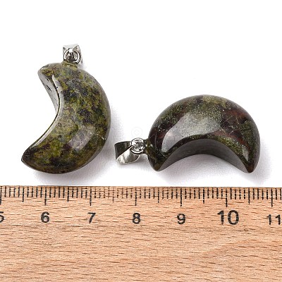 Natural Dragon Blood Pendants G-F820-02B-01-1