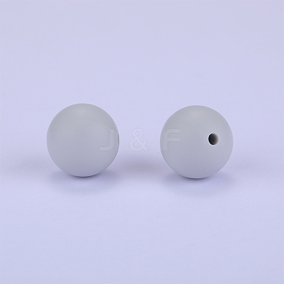 Round Silicone Focal Beads SI-JX0046A-83-1