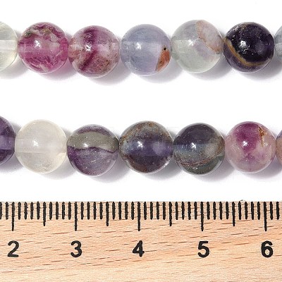 Natural Purple Fluorite Beads Strands X-G-G184-A01-01-1