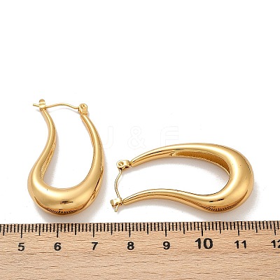 304 Stainless Stee Hoop Earrings EJEW-M105-06G-1