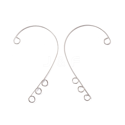 Tarnish Resistant 316 Stainless Steel Ear Cuff Findings X-STAS-H148-01P-1