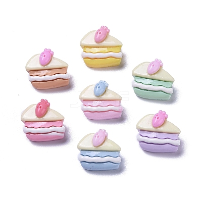 Opaque Cute Resin Decoden Cabochons RESI-B024-01D-1