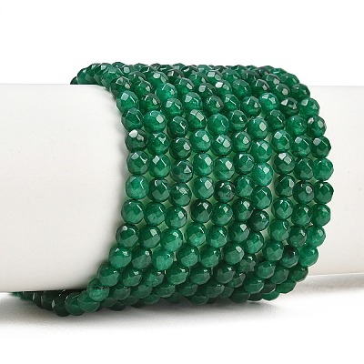 Natural Malaysia Jade Beads Strands G-K288-4mm-11A-1