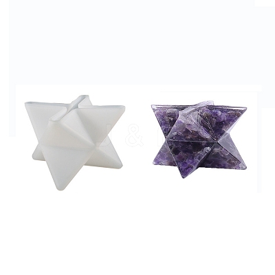 DIY Merkaba Star Silicone Molds DIY-D070-12E-1