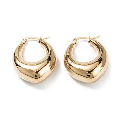 Chunky Vintage Hoop Earrings for Women X1-EJEW-O096-53G-1