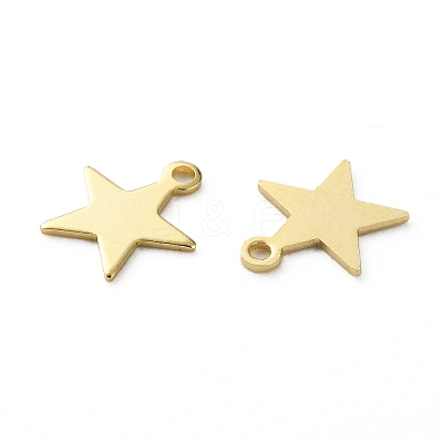 Brass Charms X-KK-H739-01B-G-1