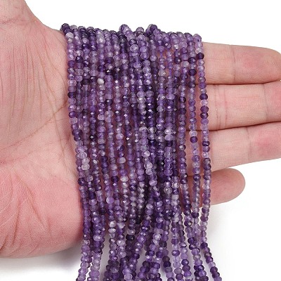 Natural Amethyst Beads Strands G-L625-A01-3x2mm-02-1