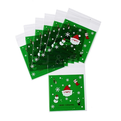 Christmas Theme Plastic Bakeware Bag ABAG-F007-04D-1