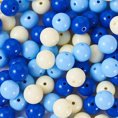 Opaque Acrylic Beads OACR-TAC0014-06G-1