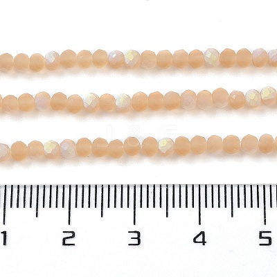 Imitation Jade Glass Beads Strands EGLA-YW0003-19A-20-1