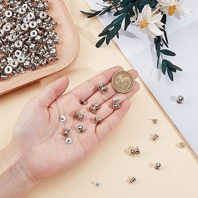 75Pcs Alloy Round Head Knobs for Small Jewelry Box Making DIY-GF0012-48-1