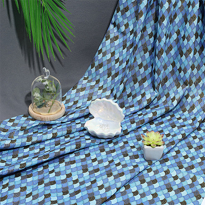 Japanese-style Cotton Fabric DIY-WH0671-277B-1