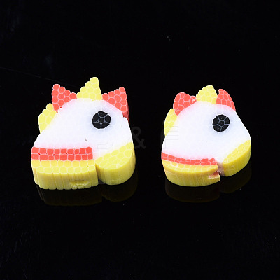 Handmade Polymer Clay Beads CLAY-N008-021F-1