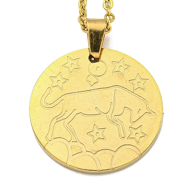 Constellation Pendant Necklaces LS-NJEW-S422-04G-02-1